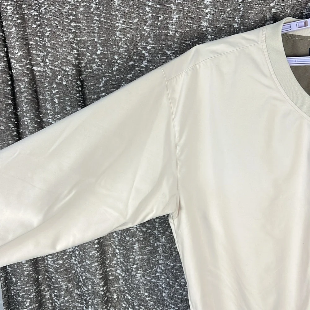 Daniel Gray Golf Cream Pullover Windbreaker Long Sleeve‎